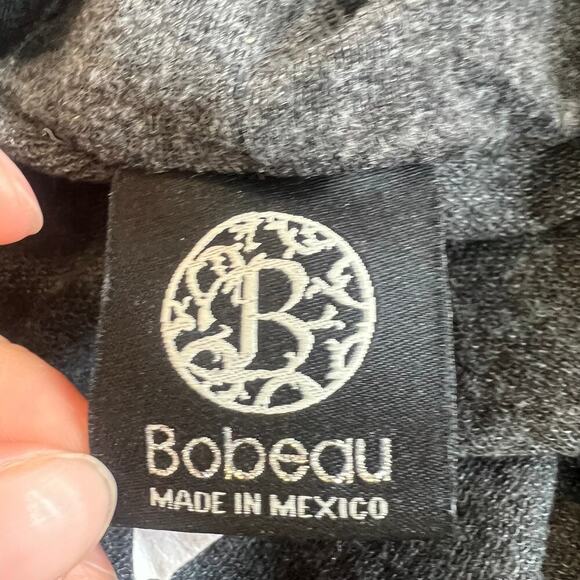 Bobeau Women's Open Front Cardigan Sweater Long Sleeve Black Size Medium - Picture 3 of 5